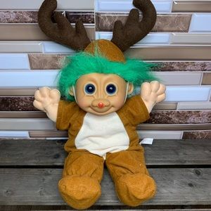 Vintage troll. Rudolph The Reindeer